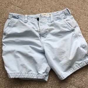 ABERCROMBIE FITCH mens button fly shorts